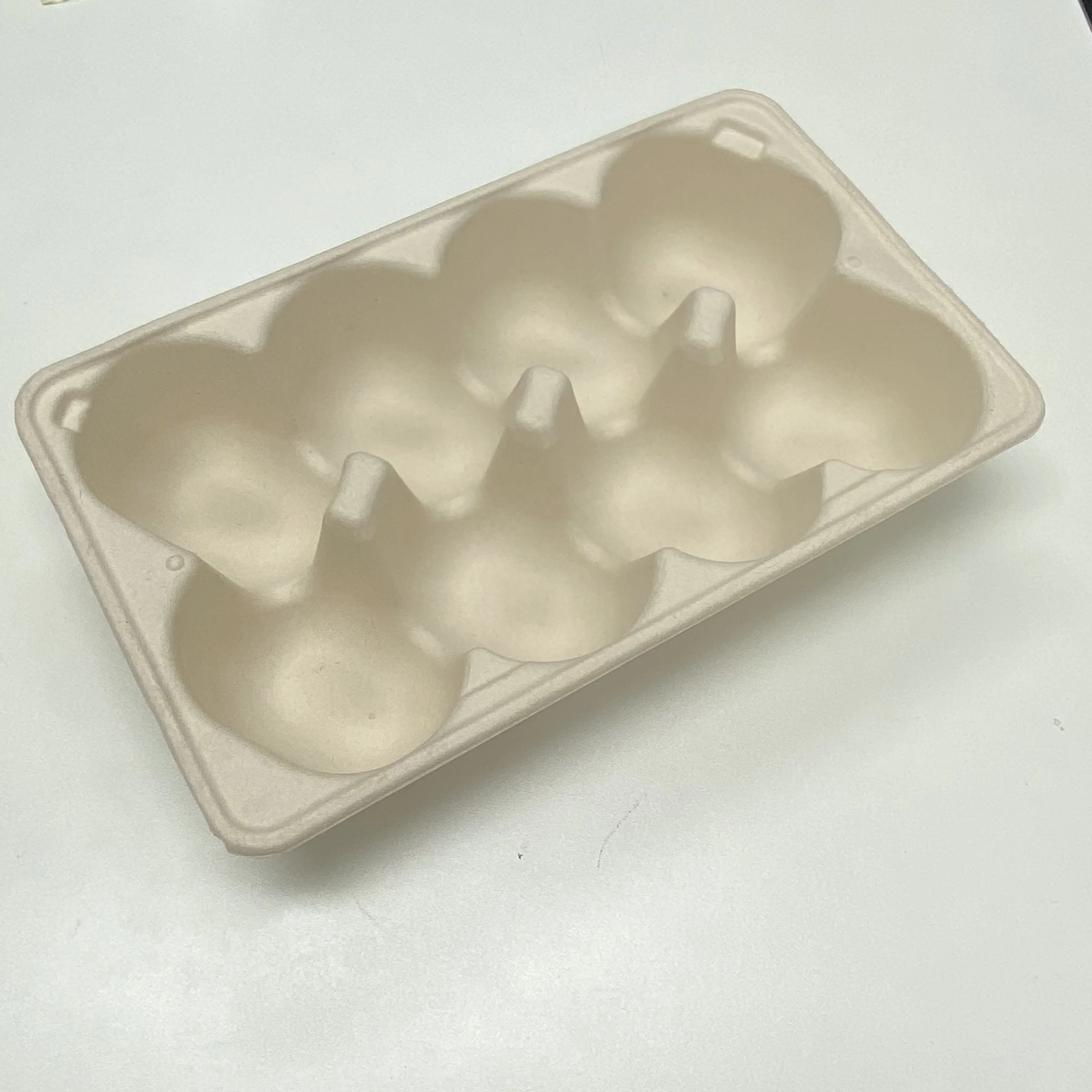 ecological Recycled gift box xicai packaging eco friendly kiwi orange fruit molded pulp packaging paper tray food packaging