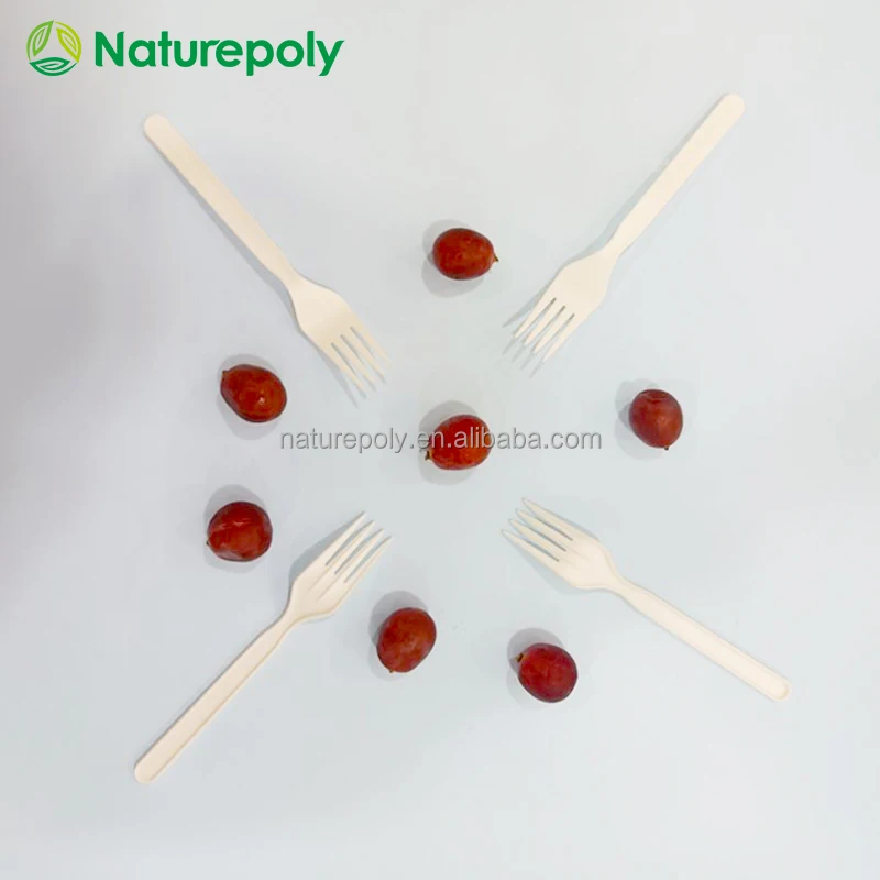 Naturepoly BPI сертифицированные бессточные пищевые экологически чистые биоразлагаемые столовые приборы для ресторанов