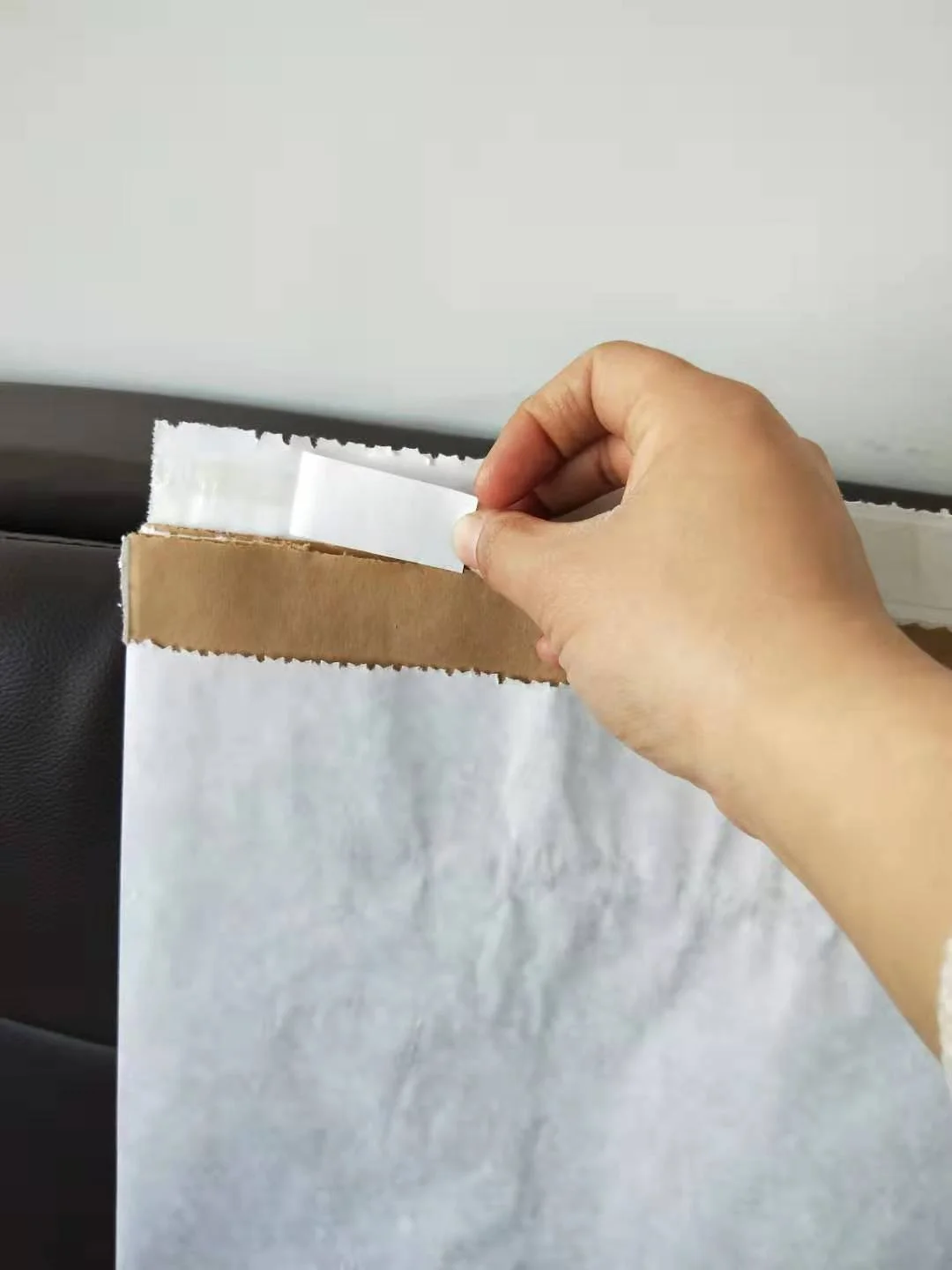 Custom Printed Biodegradable Rigid Cardboard Shipping Envelopes Packaging Eco Friendly Recyclable Kraft Paper Poly Mailer Bag