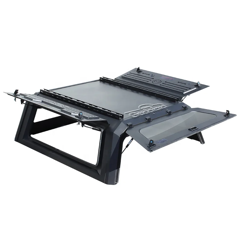 4x4 Pick Up Lightweight Steel Pickup Truck Canopy Topper Camper for Toyota Hilux Ford Ranger F150 Dmax
