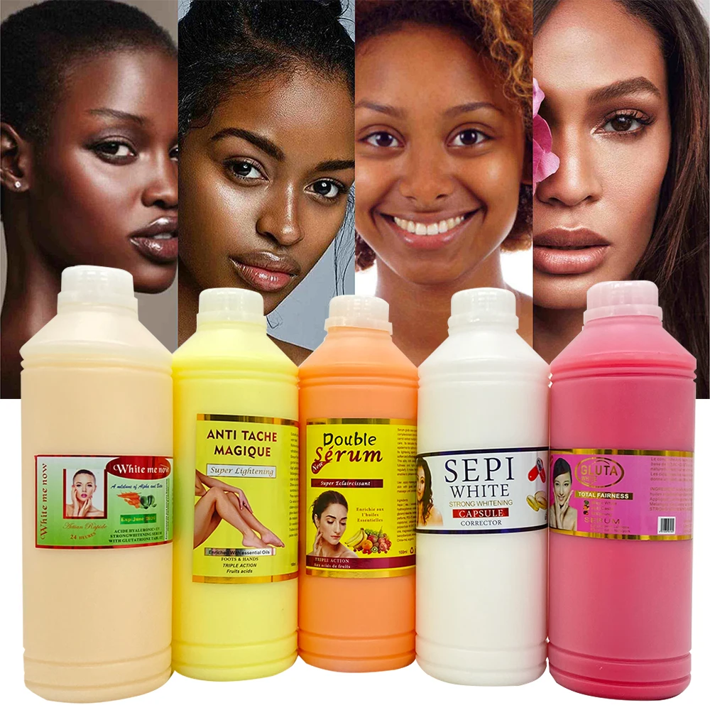 5 kinds of 1 Liter size wholesale price whitening lightening anti aging for dark skin high quality with strong effect serum