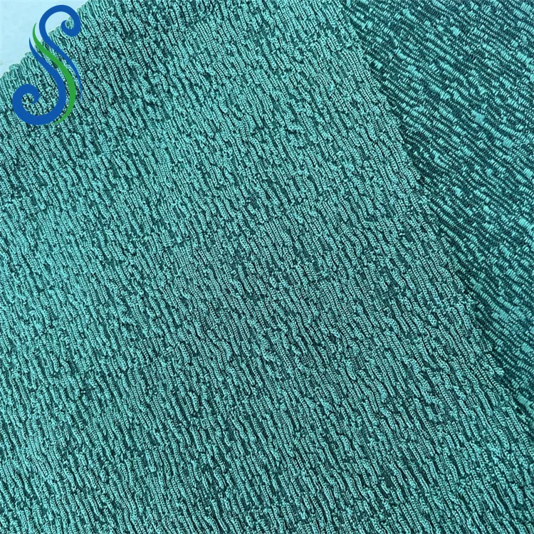 New Arrival 280Gsm High Elastic Jacquard Knitted Crepe Swimwear Fabric for Bikini