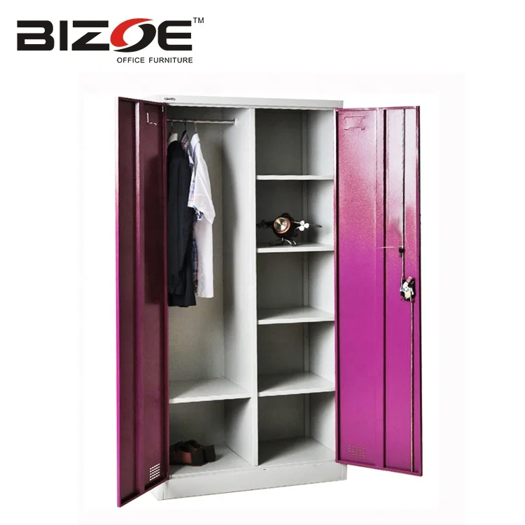 Easy assemble express steel almirah assemble metal used industrial storage cabinets