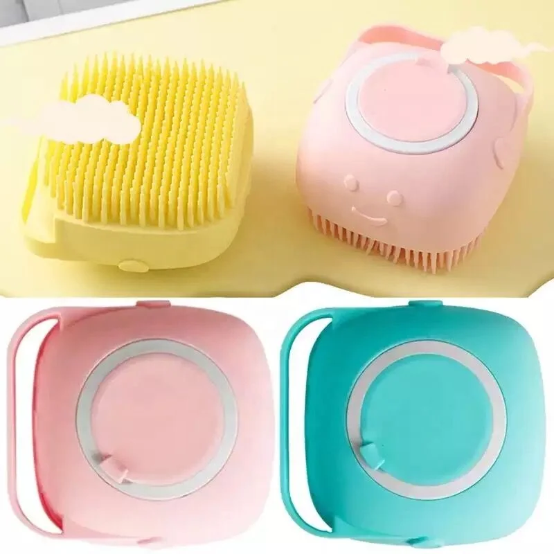 Washing Bathroom Supplies Silicone Shampoo Massage bath shower Brushes for Hair/ Foot /Head /Body / Scalp