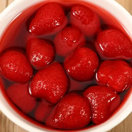 2024 New Arrival Ready to Eat Fresh Strawberry Canned Fruit Canned