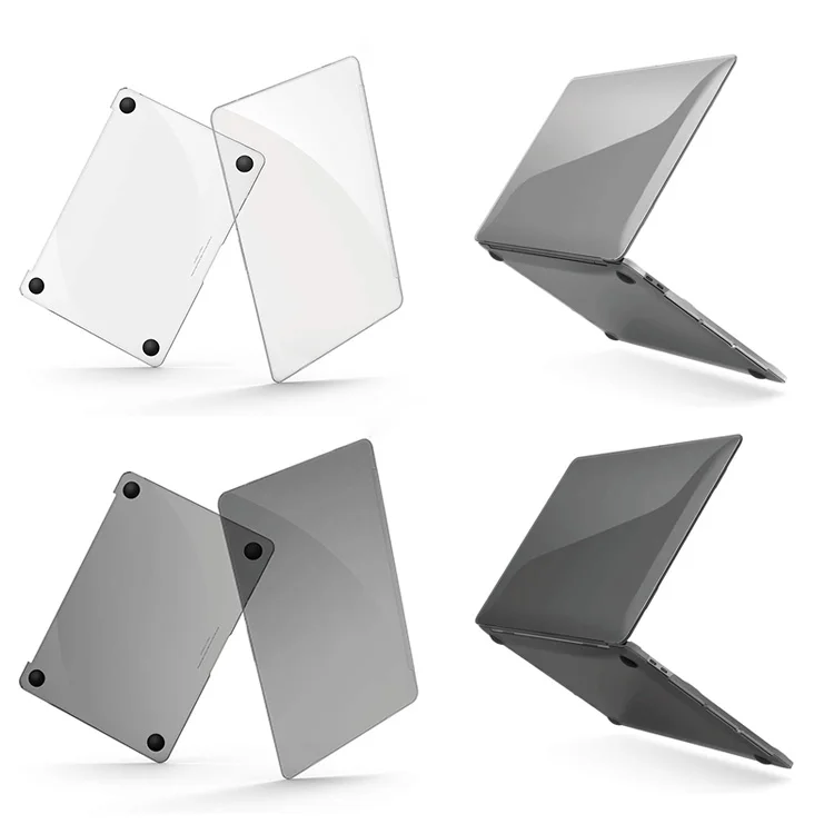 Премиум чехол для ноутбука Macbook Air 13 М2 анти-желтый прозрачный MacBook A2681