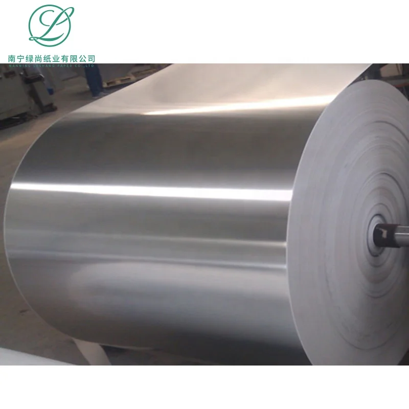 Laminated Metallized Paperboard Paper Roll High Quality Pet Aluminium Foil PE Offset Printing Moisture Proof Virgin Paper SGS