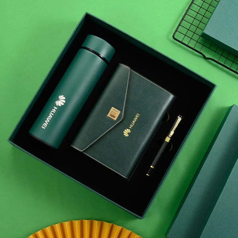 Hot Sale Novelty European Pattern Mothers Day Gift Pen Notebook Thermos Cup Wedding Gift  Items For Guests