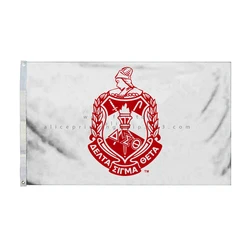 20 Designs  3x5ft DST 1913 Sorority Single Sided Digital Printing Banner Flag with 2 Grommets DESIGN 13