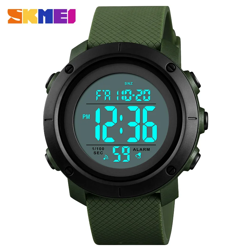 Skmei 1426 guangzhou unique oem silicone teenage fashion hiking 5atm waterproof digital watches
