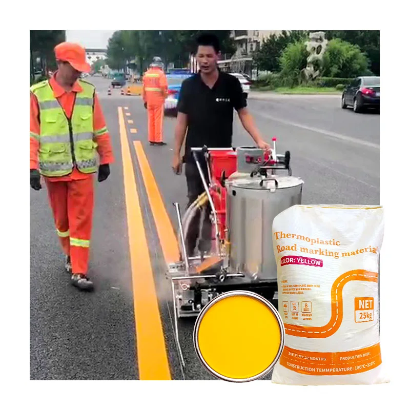 OME standard road marking paint easy melting high coating rate reflective paint for road line