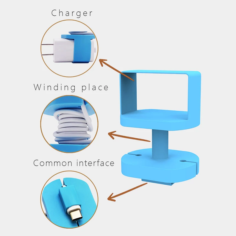 2022 New Protection Fixed Silicone Cover Charger Cover Power Adapter Organizer For Charging Cable Management Holder