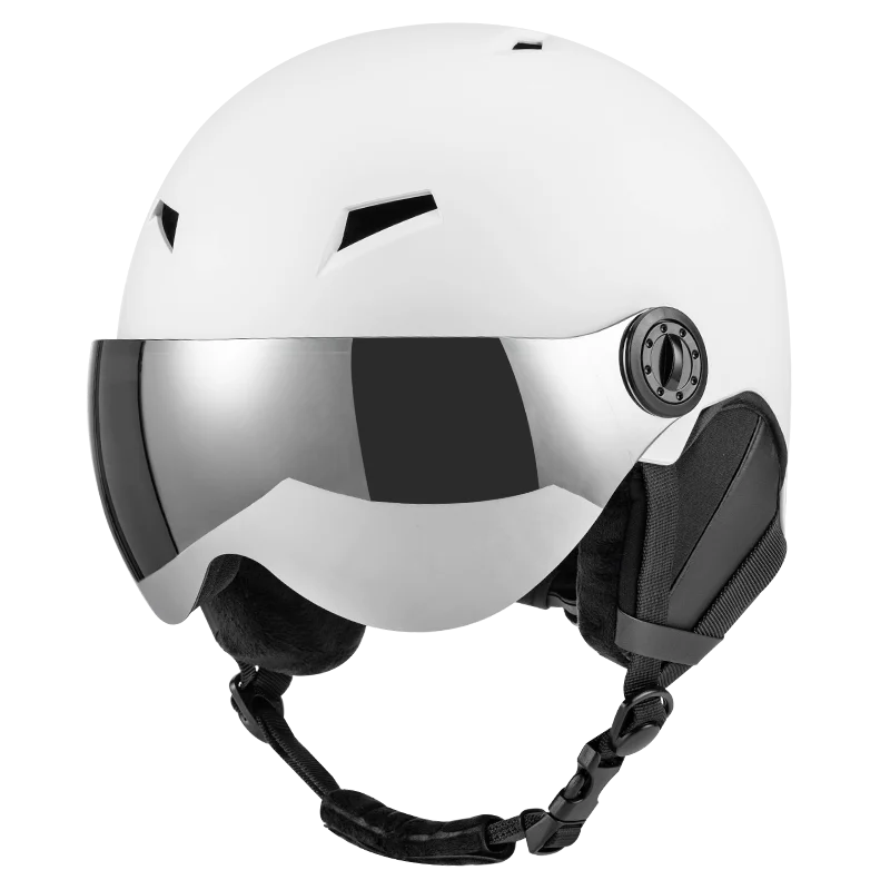 China Manufacturer Professional Skate Ski Helmet Ski For Helmet Ce En1077 With Anti Uv Goggles