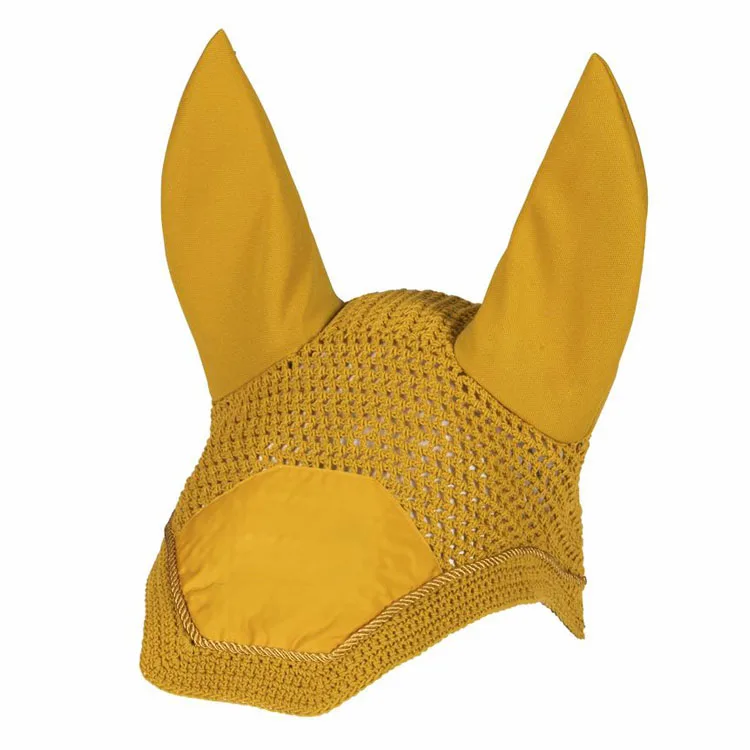 Custom Equestrian Gear Competition Breathable Protection Horse Mask Ear Bonnet Horse