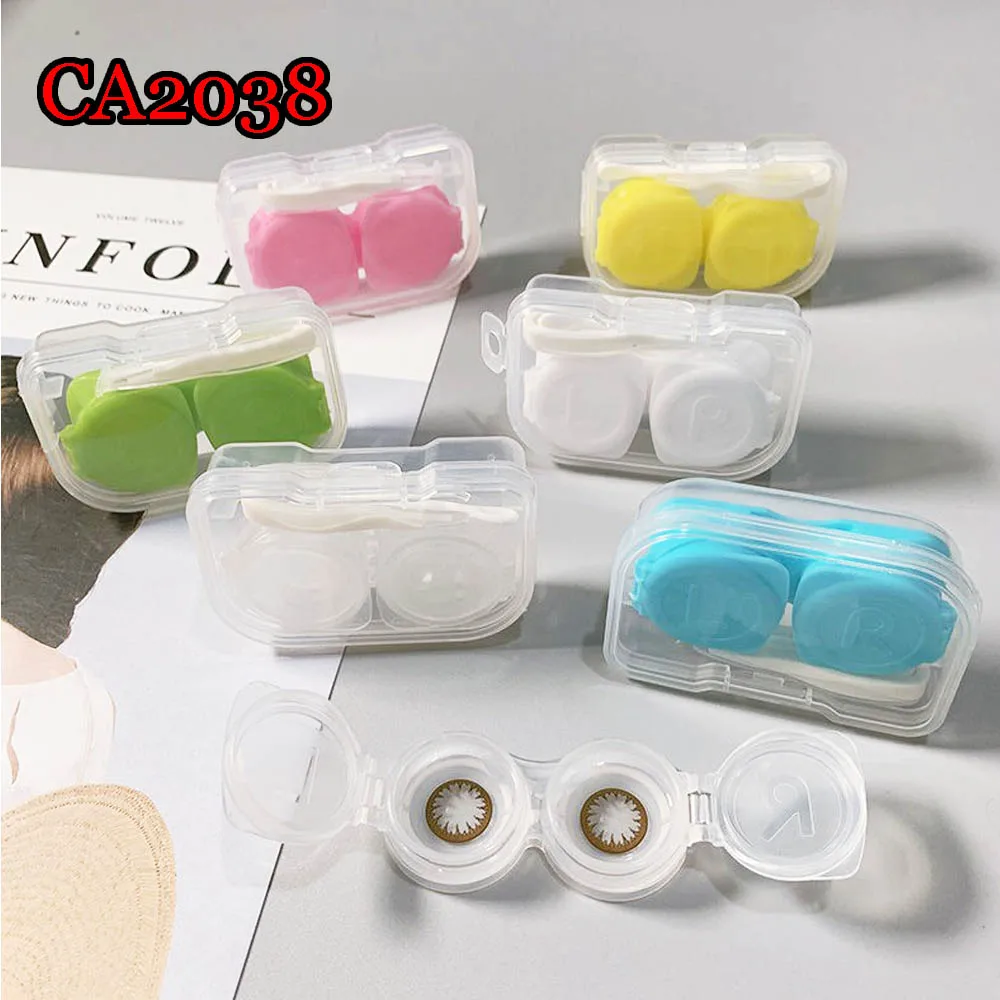 small one body lens holder PP saving box contact lens case wholesale water box CA2038