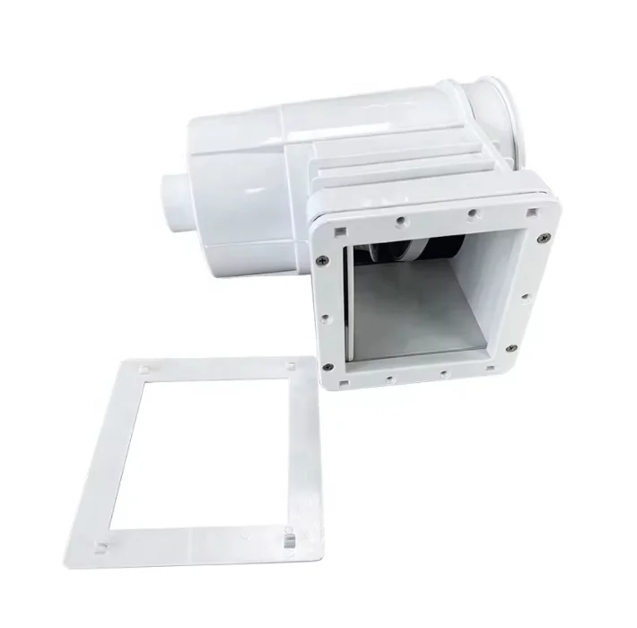 Swimming Pool Accessories Fittings ABS Wall Skimmer Plastic Skimmer With Wide Mouth hung filter machine skimmer basket net