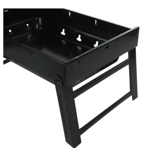 Cheap Black Steel Foldable Square Barbecue Stove Picnic Mini Portable Camping Small Charcoal Grills Bbq Outdoor