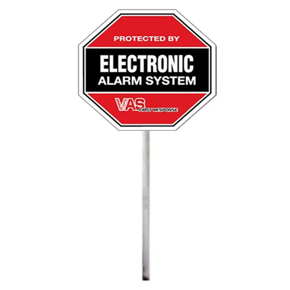 High Quality Plastic Reflective Warning Security Yard Signs