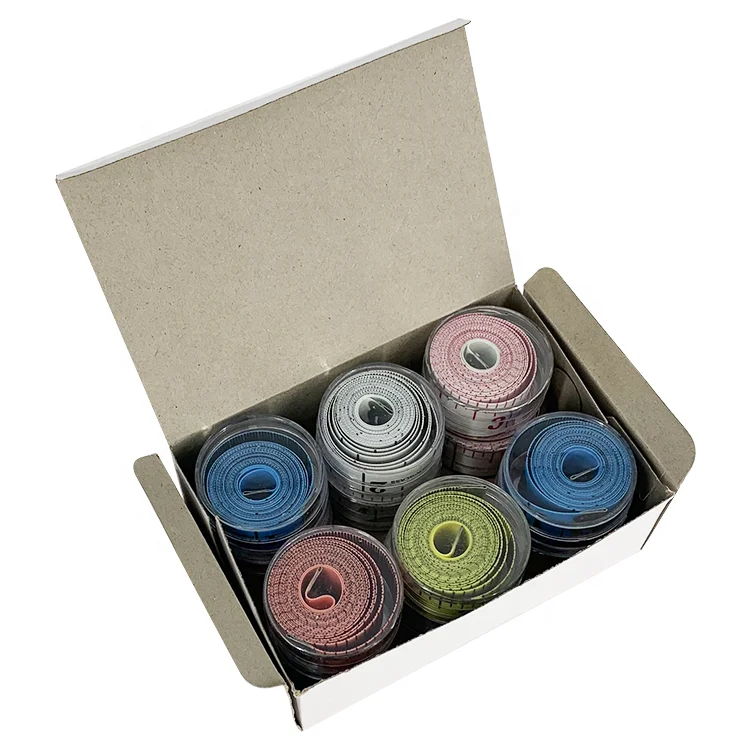 Made in China Fibreglass Measuring Tape 150cm & 60' for Sewing Tailor Cloth Ruler Single Packed inside Plastic Box# KH020