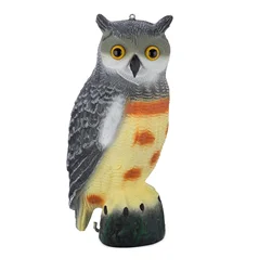 Garden Repellent Protector Decoration Hunting Plastic Owl Decoy