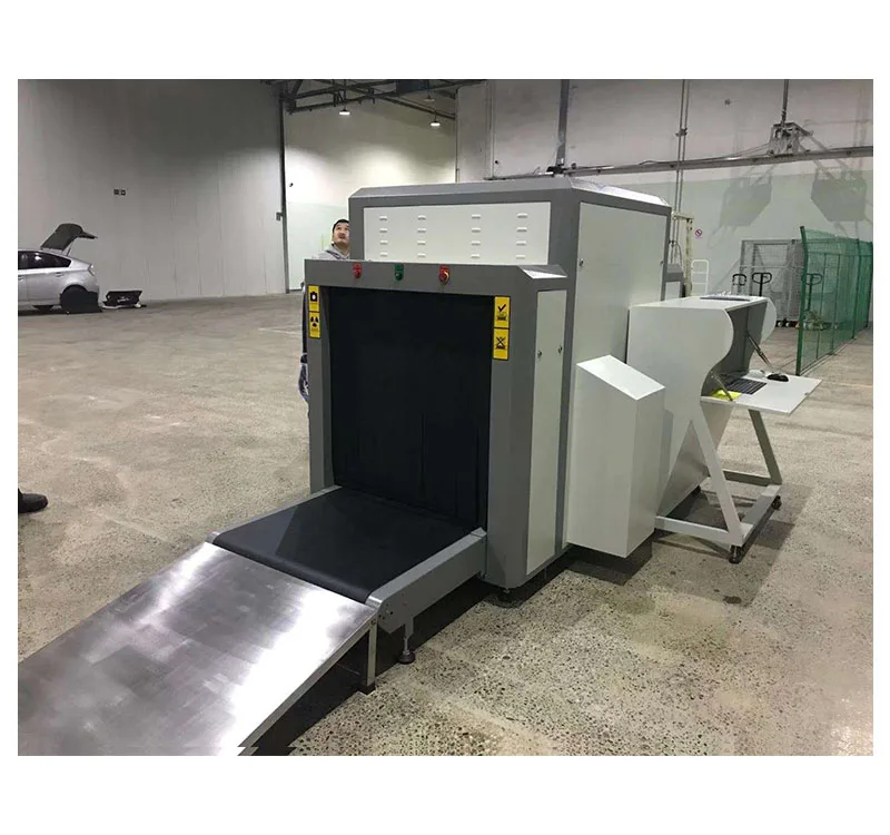 Рентгеновский сканер багажа большого размера с двойным обзором, рентгеновский сканер