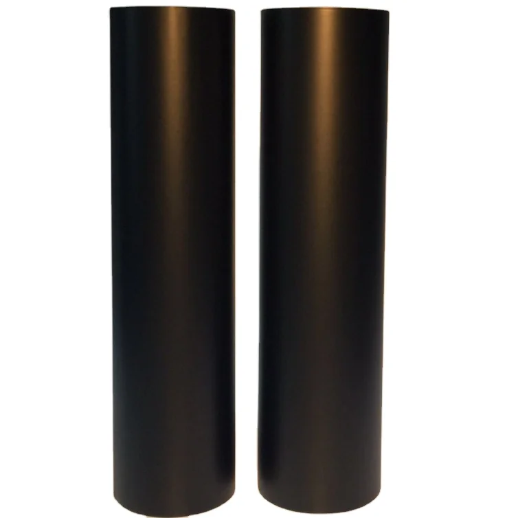 UL V-0 0.25mm flame retardant Black Polycarbonate film with adhesive for electrical insulation material