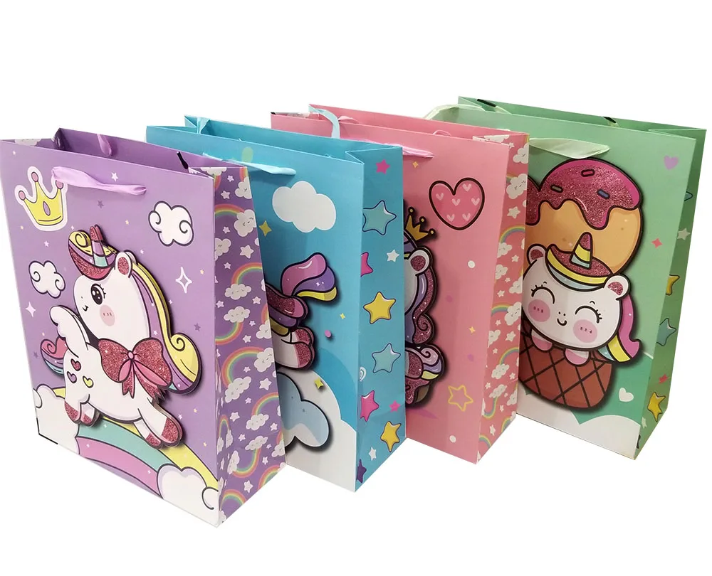 creative lovely kids birthday shopper gift paper bag