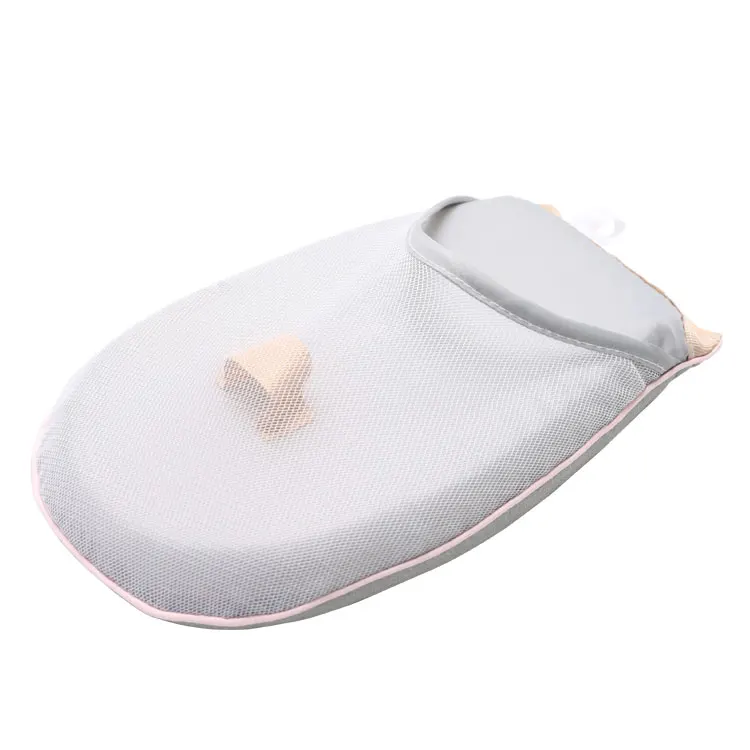 
Wholesale Amazon Hotsale OEM Round Sponge Heat Resistant Handheld Portable Mini Ironing Board Finger Lock Clothes Steam Iron 