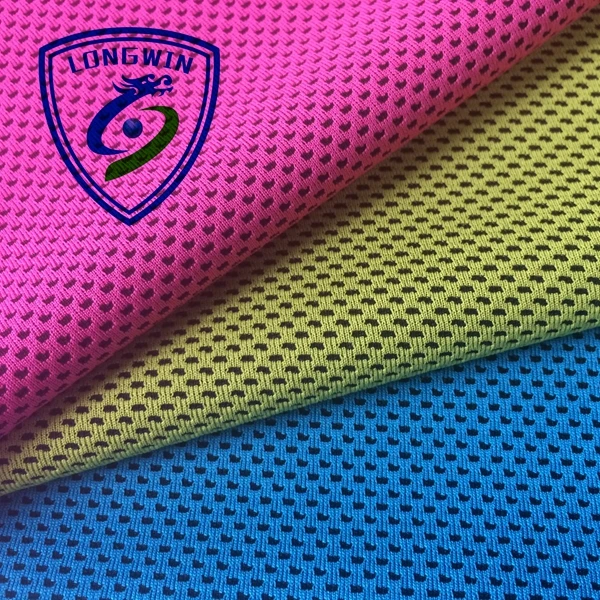 Sweat-wiping towel REPREVE recycled environmental-friendly polyester honeycomb 3D mesh fabric