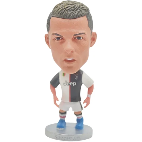 Custom Soccer Player Toy 3D Cartoon Soccer Player Figures Toy  Sports Star Plastic Miniature Soccer Figures