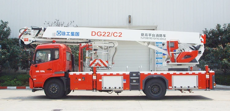 XCMG official DG22C2 22 м Новый пожарный автомобиль сухой порошок двигатель для