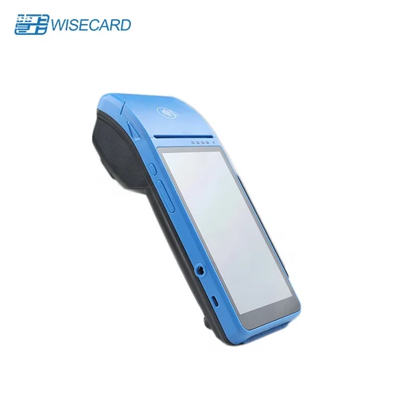 Wisecard T90 Android 12 Handheld POS Terminal with Touch Screen NFC Card Reader Biometric Smart 5.5inch POS Equipment