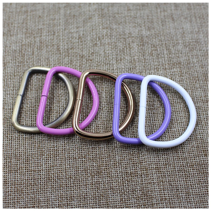 High quality hot sale custom metal d ring belt buckle for bag strap