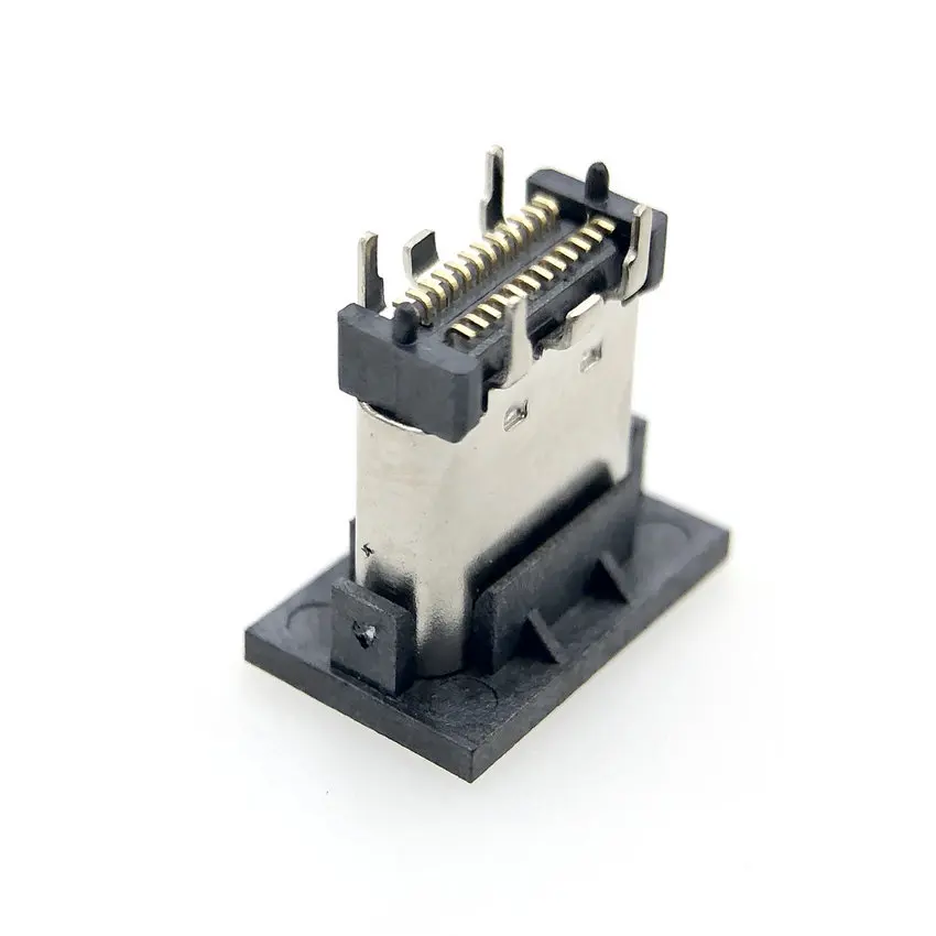
Type-C Female Connector 24Pin Vertical Top Mount H=6.5mm Pick and Place Hat 