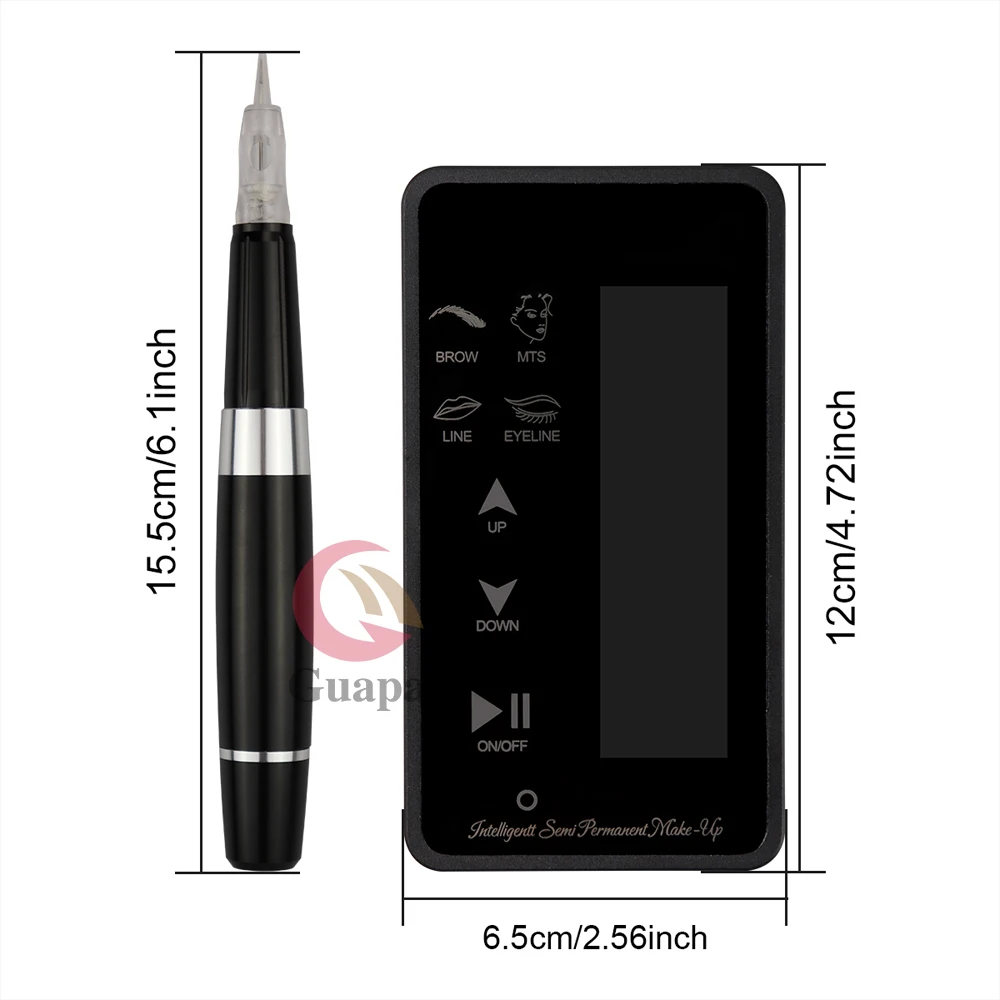 Top Black Touch Screen Permanent Makeup Tattoo Machine Professional PMU Machine Tattoo Equipment for Microblading Tattoo Makeup