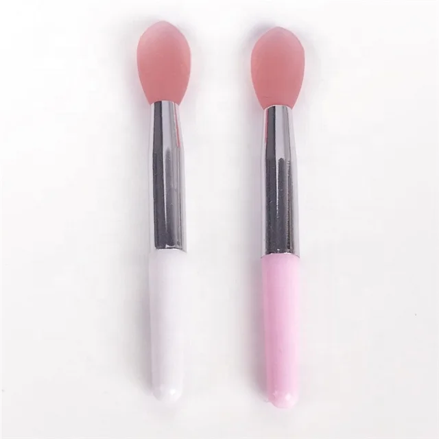 
Most popular pink silicone applicator plastic spoon brush tip lip gloss tube 
