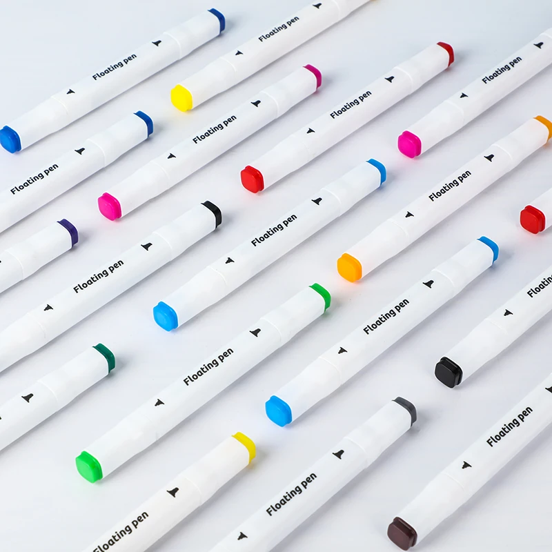 Early Education Toy Water Floating Painting Kids Color White Board Double Head Magic Water Painting Marker Pens