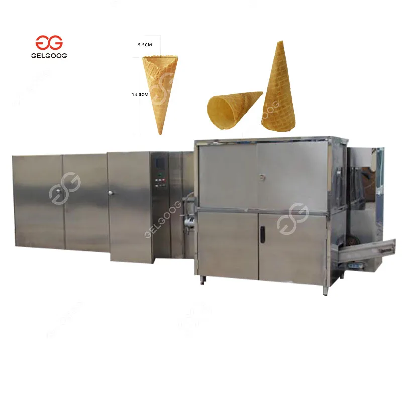 Ice Cream Cone Biscuit Maker Making Machine Suger Cone Machine Production Line Waffle Ice Cream Cone Machines