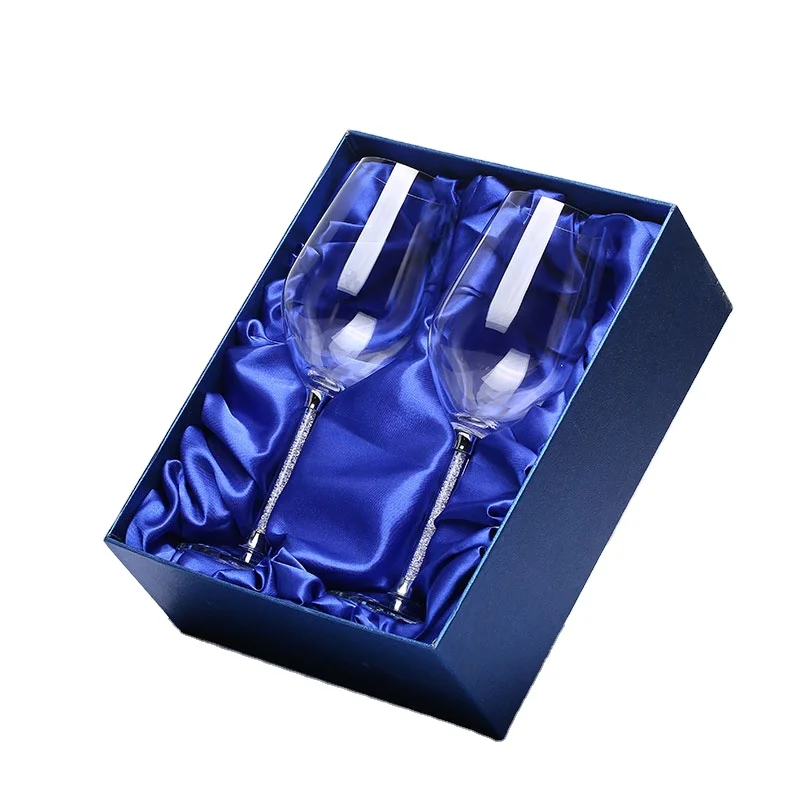 diamond Crystal glass red wine glass 350ML wedding decoration