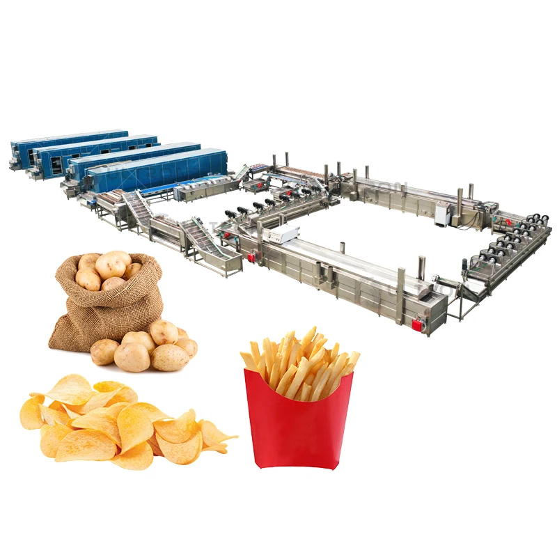 Fokison (Electronic Components) Frozen French Banana Chips Small Automatic Fries Line