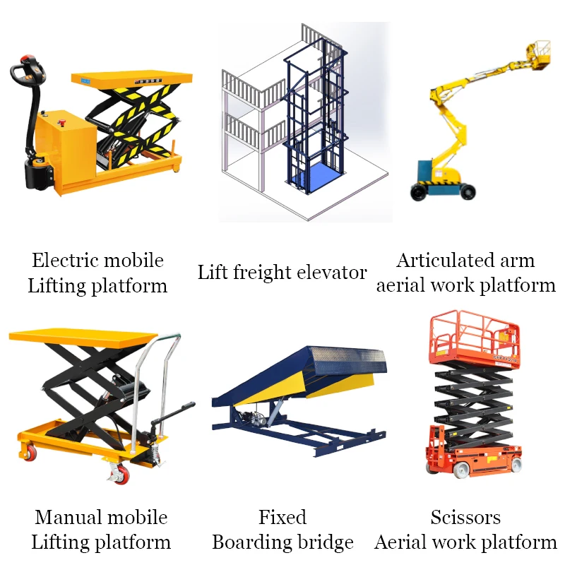 Hot sale 1 Ton 3m Hydraulic Mobile Movable Platform Scissor Cargo Lift Table Pit Mounted Platform Electric Stationary Lift Table