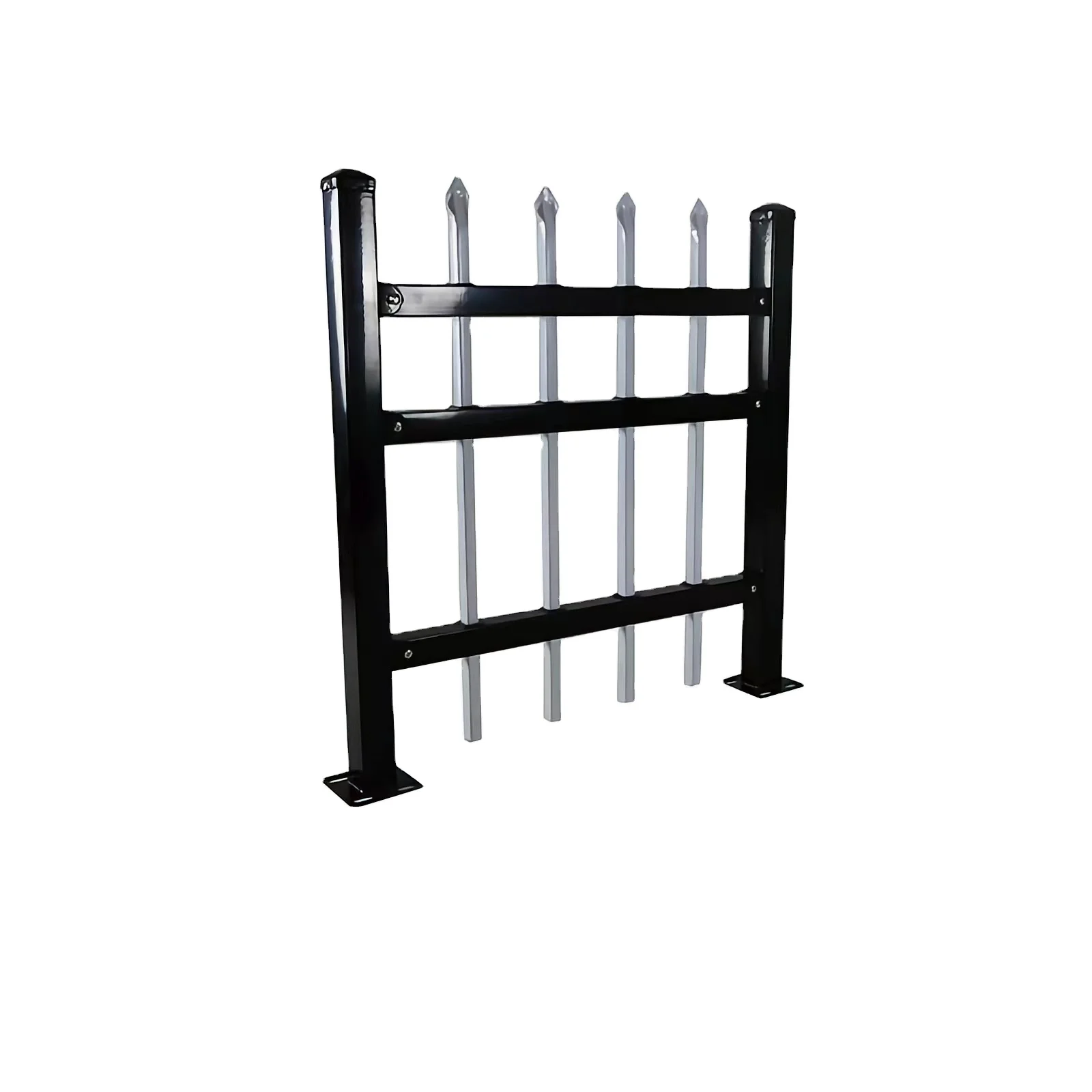 Good Quality Complete In Specifications Square Tube Designs Corten Post Grating Steel Fence