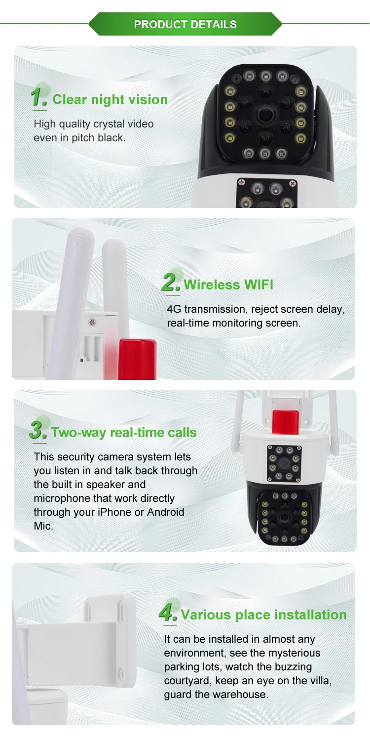 New Design Low Power Consumption 3D 360 Degree Bird View System Car Security Camera