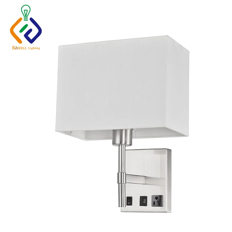 Lighting Wall Light Fixtures Headboard Sconce Lamparas De Pared Hotel Wall Lamp With Socket and Plug Cord