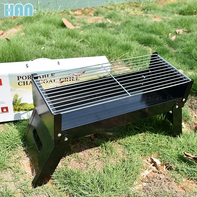Portable Folding Stainless Steel Bonfire Stove Fire Pit Camping Outdoor For Bbq