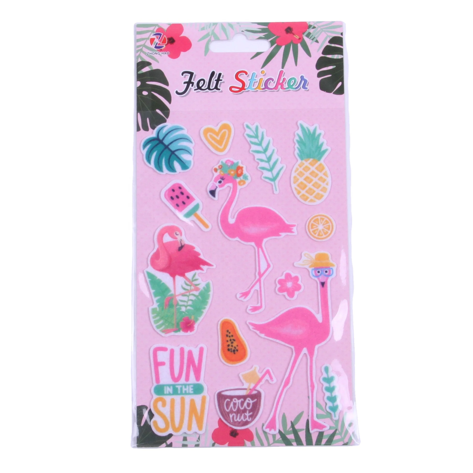 Фетровая наклейка ручной работы с единорогом на заказ, Детская 3d тканевая наклейка, УФ-печать, рекламные подарки, мультяшная наклейка, 4 цвета, 10 см * 15 см