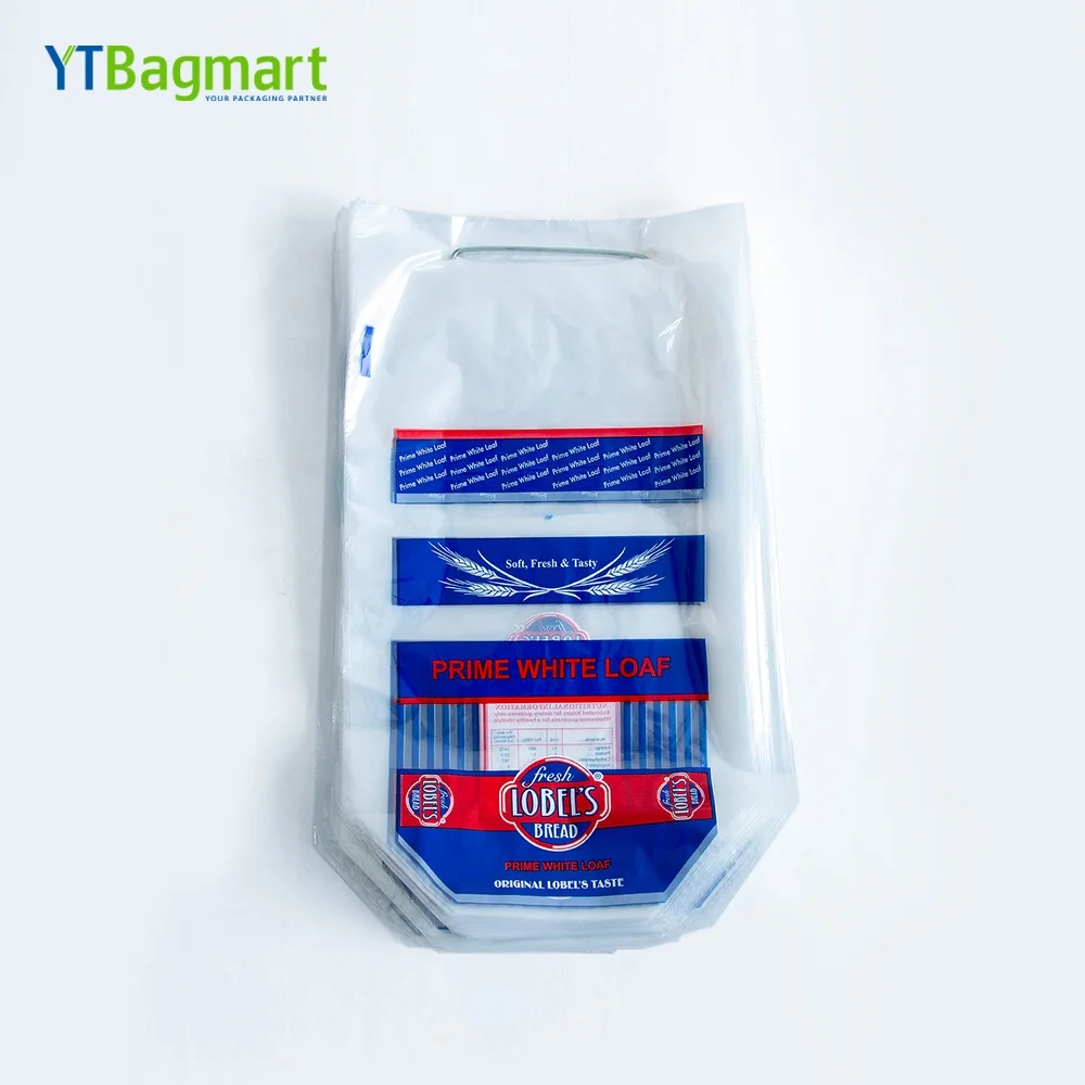 Custom Logo Printed Bakery Packaging Micro Perforated Wicket Bag Plastic Wicket Bread Bag