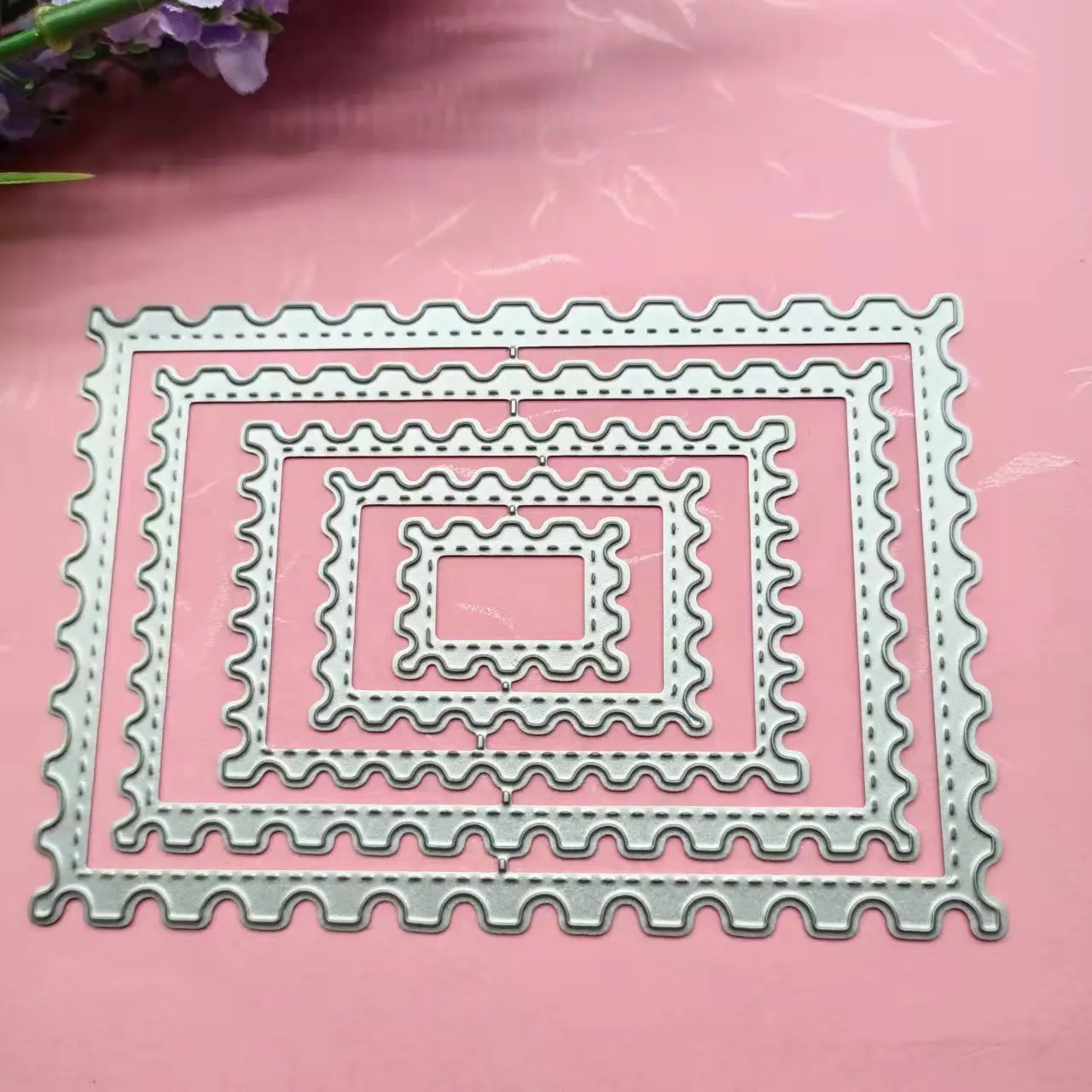 2024 New customized Background Tree flowers Metal Cutting Dies Decoration Scrapbooking Punch Stencils Album Embossing Crafts