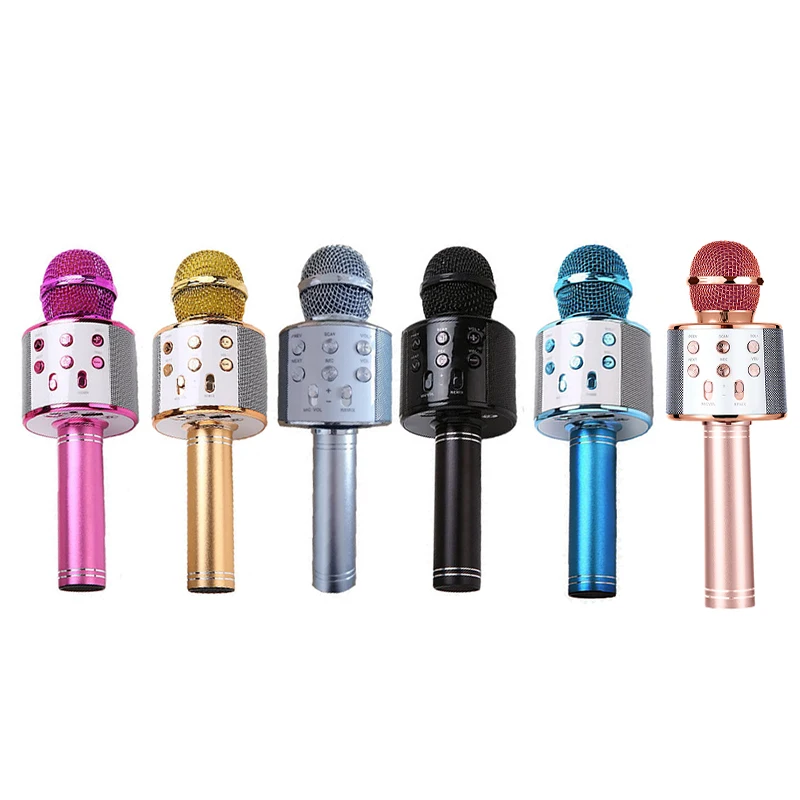 Factory direct supply wholesale WS-858 WS-669 WS-1816 WS-1818 wireless microphone Speaker mobile phone portable microphone