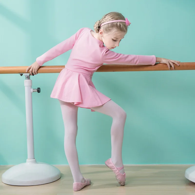 Winter Girls Fleece Ballet Top Long Sleeve Dance Thickening Shirt Children Ballet Shawl